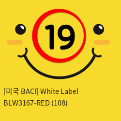 [미국 BACI] White Label BLW3167-RED (108)